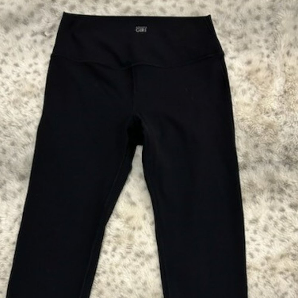 Athleta Girl Transcend Crossover Tight, Black, Size L (12)